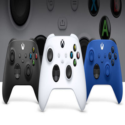Picture of Xbox series controllers white/black/blue - JP SPECS
